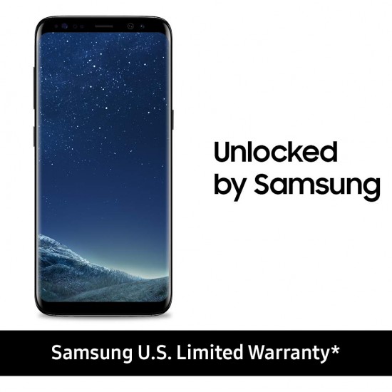 Samsung Galaxy S8 64GB Factory Unlocked Smartphone - US Version (Midnight Black) - US Warranty - [SM-G950UZKAXAA]